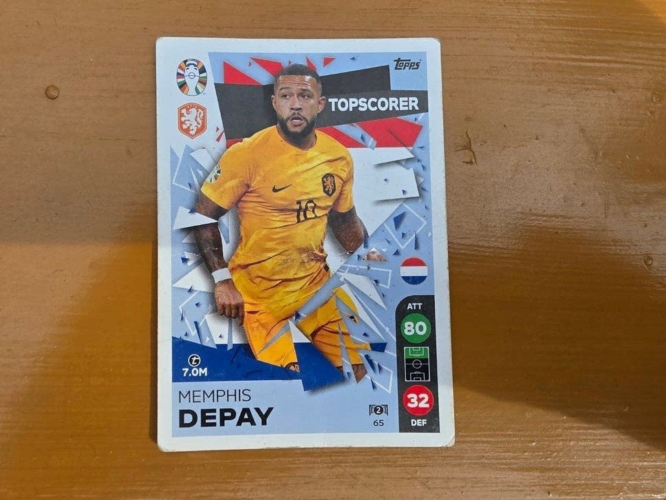 Topps Match Attax EURO 2024 Voetbal Kaartjes, Verzenden, Gebruikt, Overige sporten, Spelerskaart