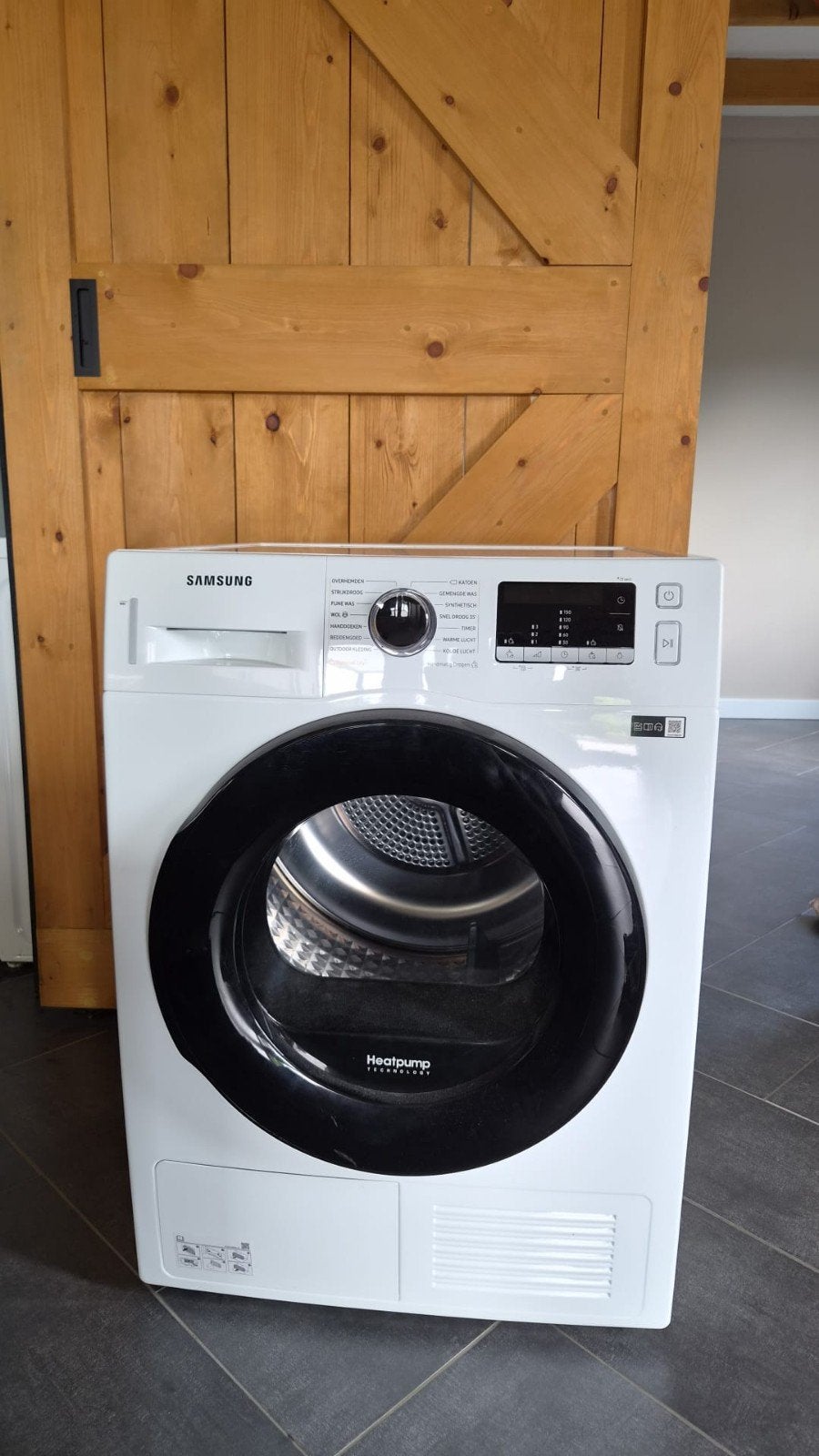 Samsung Warmtepompdroger - Zo goed als nieuw, Witgoed en Apparatuur, Wasdrogers, Ophalen, Anti-kreukfase, 8 tot 10 kg, Zo goed als nieuw