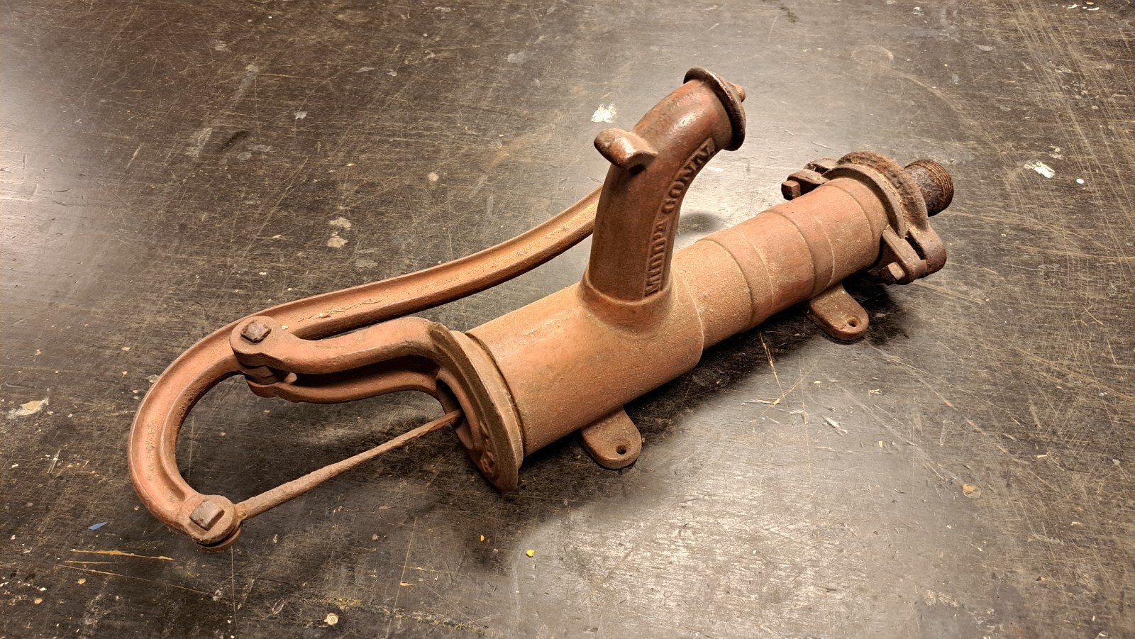 Antieke handwaterpomp - gietijzeren decoratie, Tuin en Terras, Ophalen of Verzenden, Gebruikt, Handmatig, Overige typen