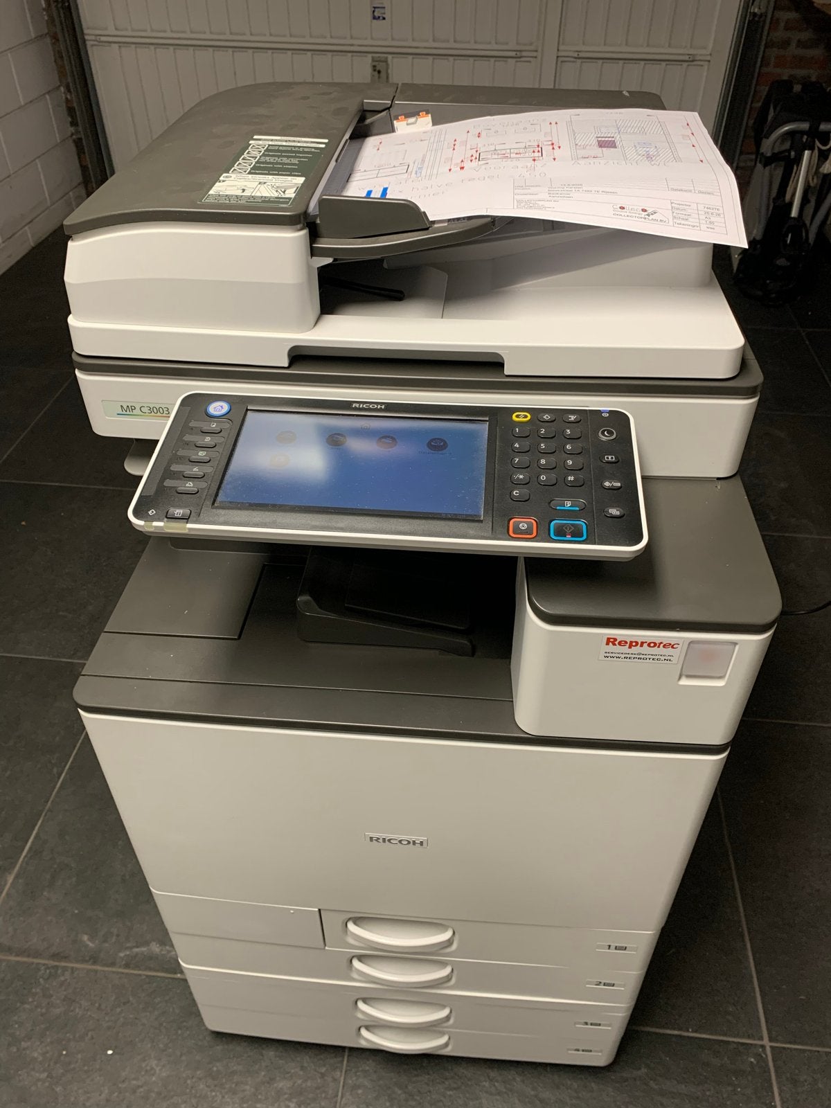 Ricoh MP C3003 All-in-one Printer, Ophalen, Gebruikt, All-in-one, Mailen