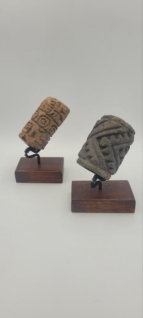 Precolumbiaanse Terracotta Rolzegels - Olmec of Tumaco, Antiek en Kunst, Ophalen