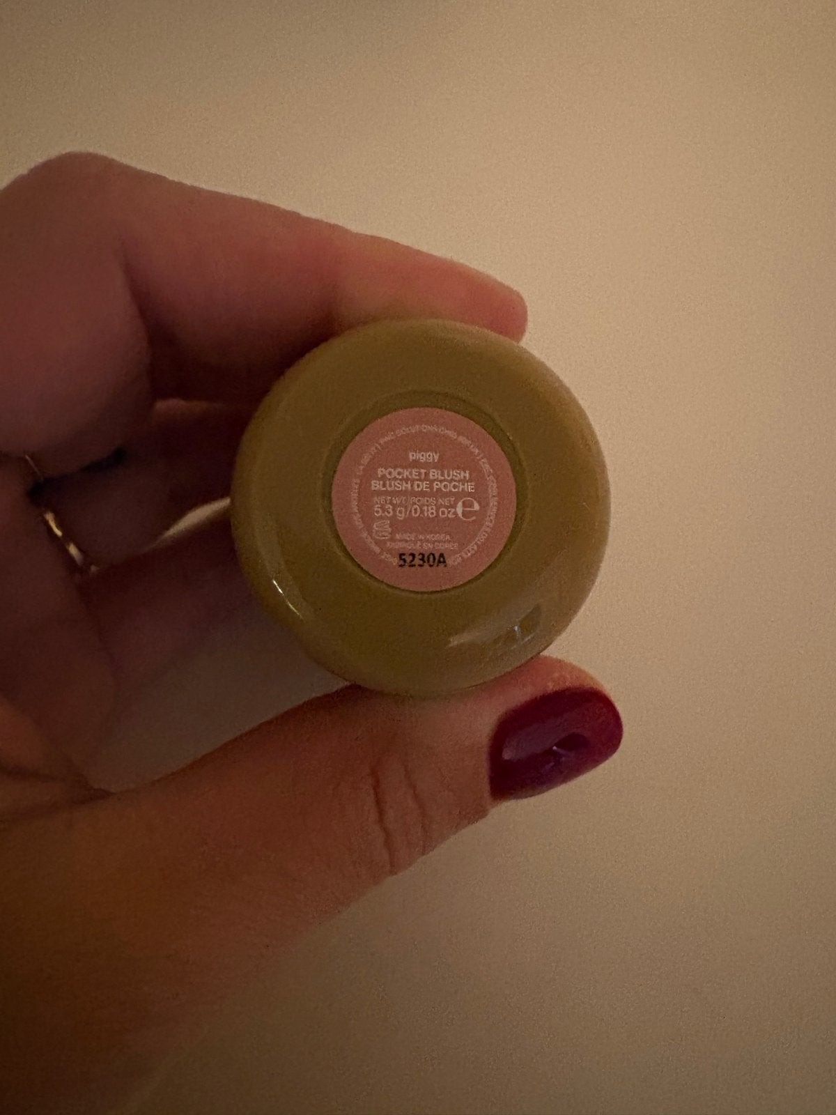 Rhode Pocket Blush - Piggy (lichtroze), Wangen, Gebruikt, Ophalen of Verzenden, Make-up
