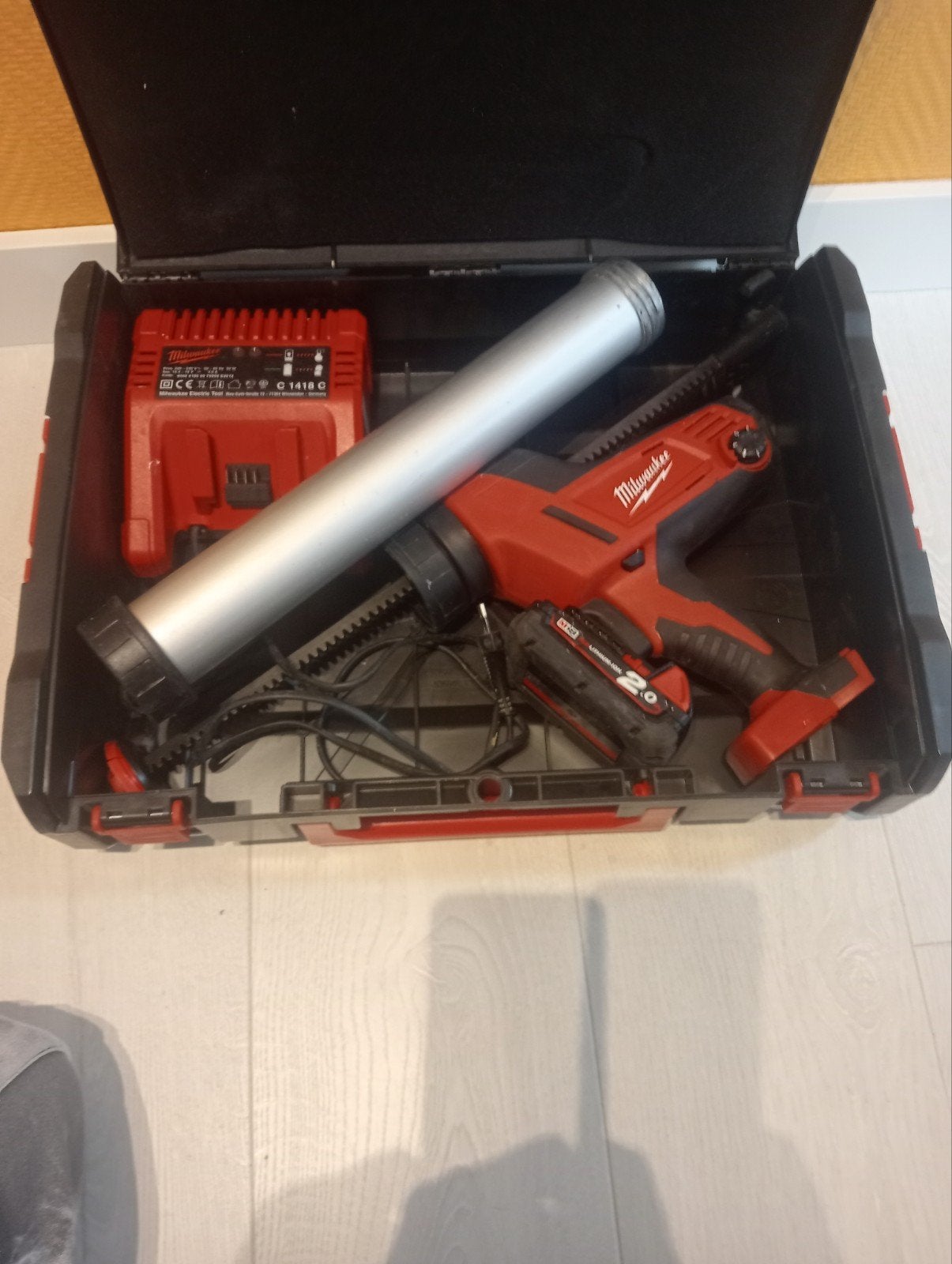 milwaukee M18  kit  pistool, Ophalen