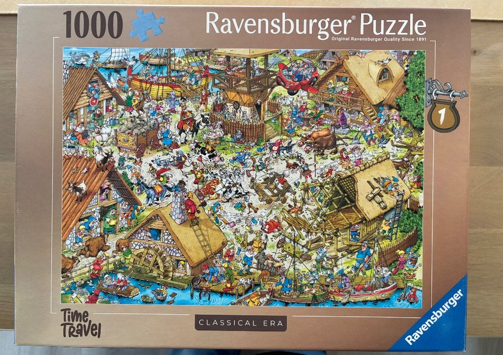 Puzzel Ravensburger, Ophalen of Verzenden, 500 t/m 1500 stukjes, Gebruikt, Legpuzzel