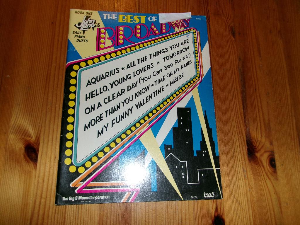 The Best of Broadway - Easy Piano Duets, Gebruikt, Gitaar, Ophalen of Verzenden, Artiest of Componist