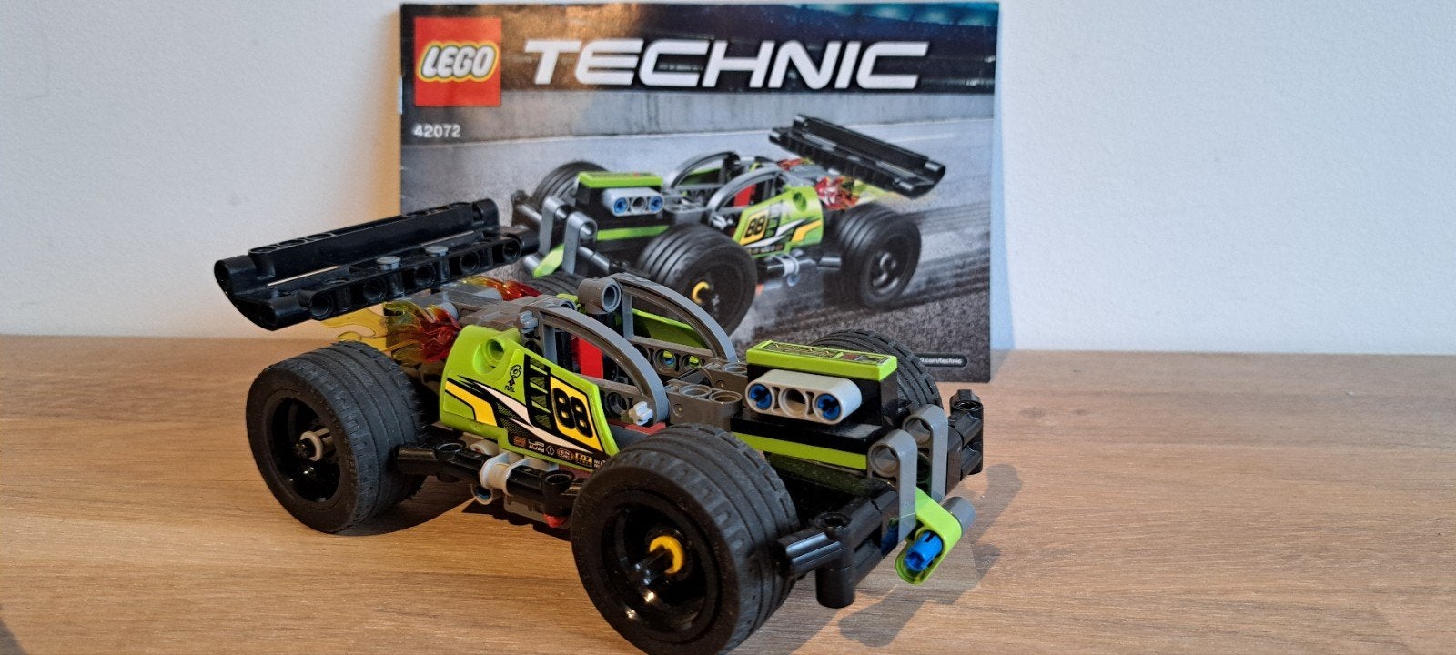 Lego Technic 42072 - Groene Race Buggy, Gebruikt, Lego, Compleet, Ophalen of Verzenden