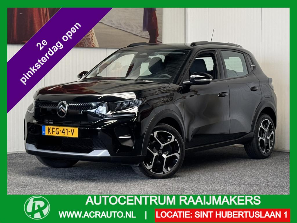 Citroën C3 1.2 TURBO PLUS 100PK NIEUW MODEL 2025 50 STUKS O, Voorwielaandrijving, Parkeersensor, 1199 cc, Zwart