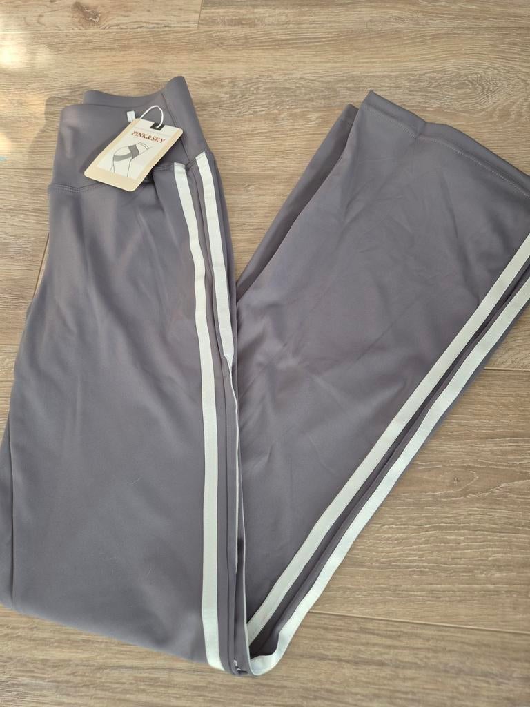 Nieuw Dames broek Met Bies S/M, Nieuw, Ophalen of Verzenden, Maat 36 (S), Grijs
