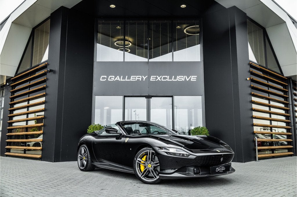 Ferrari Roma Spider 3.9 V8 - Nero Daytona | Full Carbon | Pa, Auto's, Ferrari, Automaat, Achterwielaandrijving, Gebruikt, Cabriolet