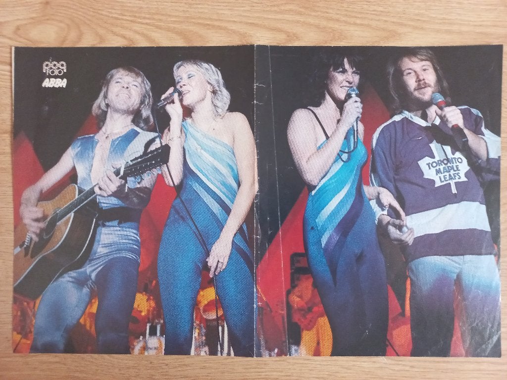 ABBA Kleine Posters & Voorpagina's, Verzamelen, Ophalen of Verzenden, 1960 tot 1980, Nederland, Knipsel(s)