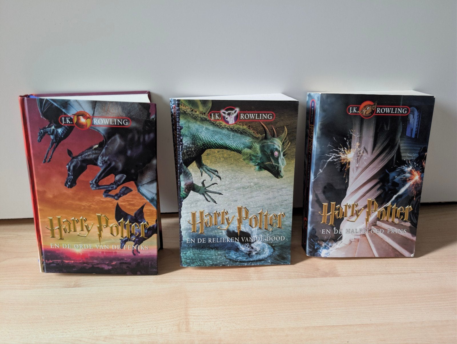 3 Harry Potter boeken, Ophalen of Verzenden, Gelezen