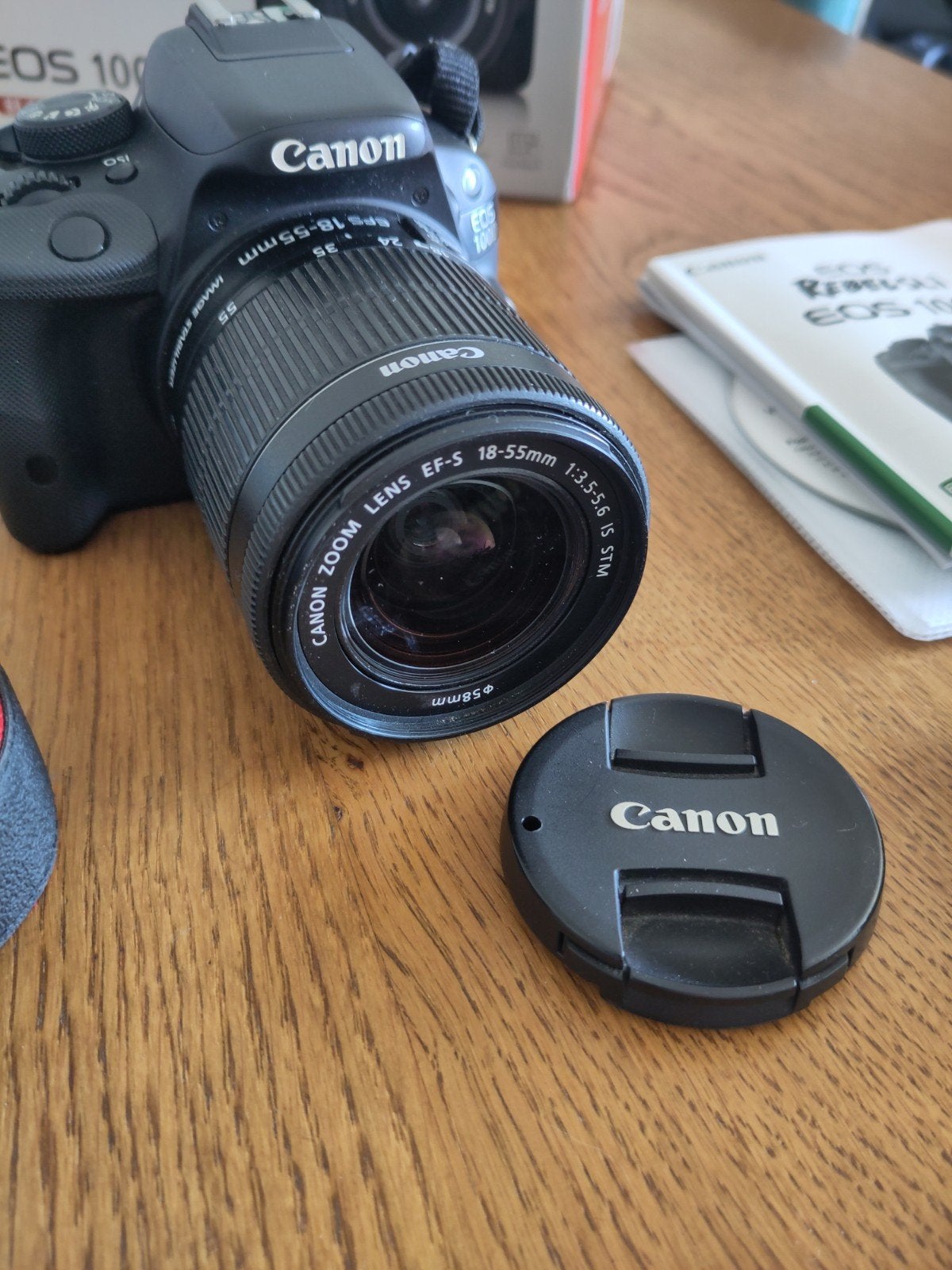 Canon EOS 100D Spiegelreflexcamera met 18-55mm lens, Ophalen, Gebruikt, Spiegelreflex, Canon