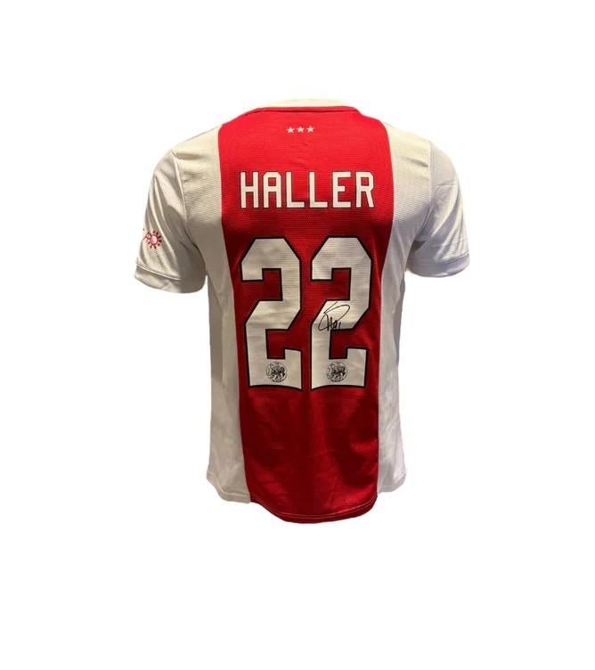 Sebastien Haller AFC Ajax 20/21 gesigneerd Thuis Shirt, Soccersignings.nl, Shirt, Ophalen of Verzenden, Zo goed als nieuw