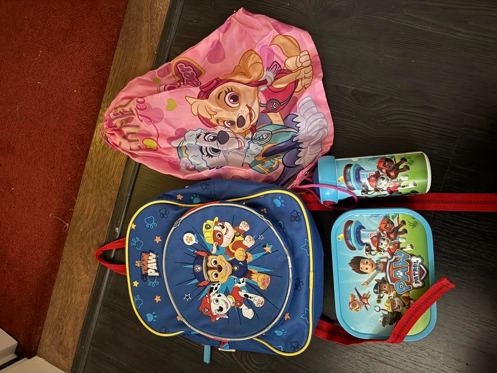 Paw patrol kleuter set, Ophalen of Verzenden, Zo goed als nieuw