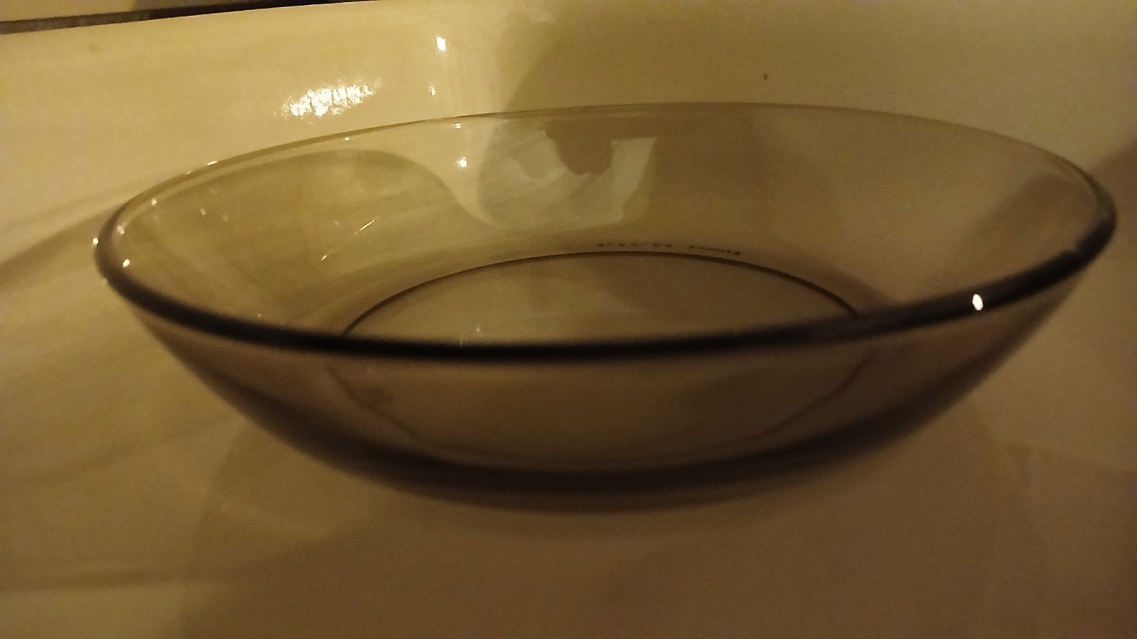 Arcoroc schaaltjes retro bruin glas 14 cm diameter, Schaal, Rond, Nieuw, Ophalen of Verzenden