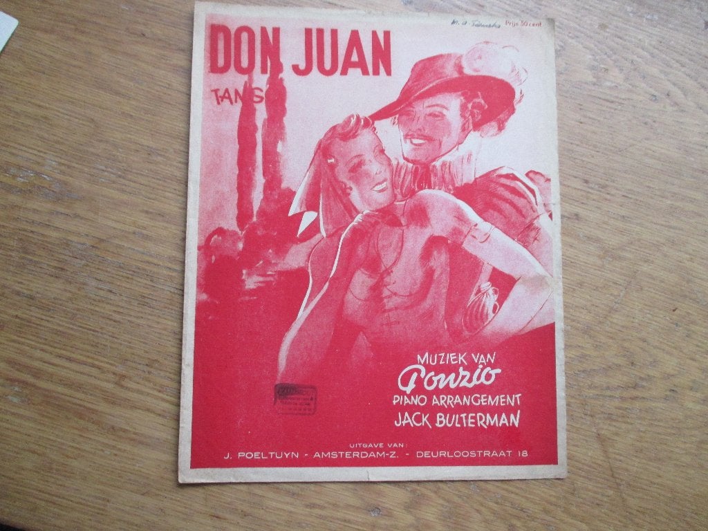 Don juan - voor piano, Gebruikt, Klassiek, Ophalen of Verzenden, Artiest of Componist