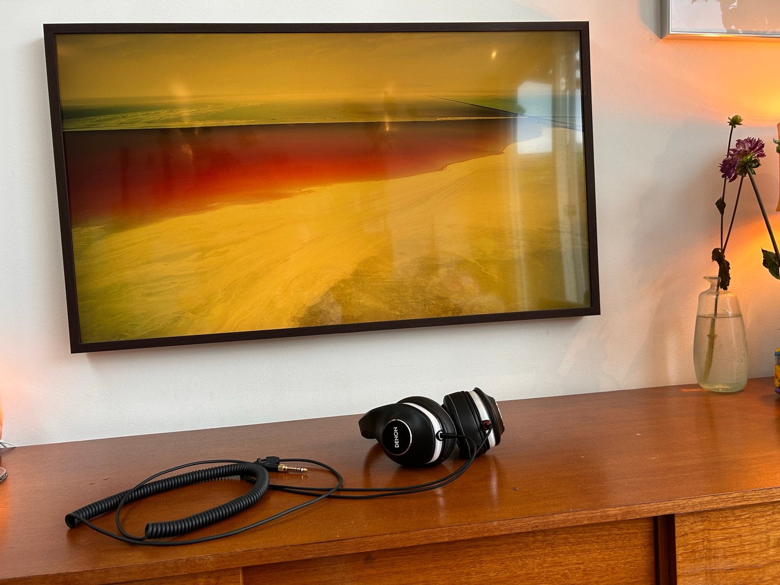 Denon AH- D600 koptelefoon, Verstelbaar, Denon, Ophalen of Verzenden, Zo goed als nieuw