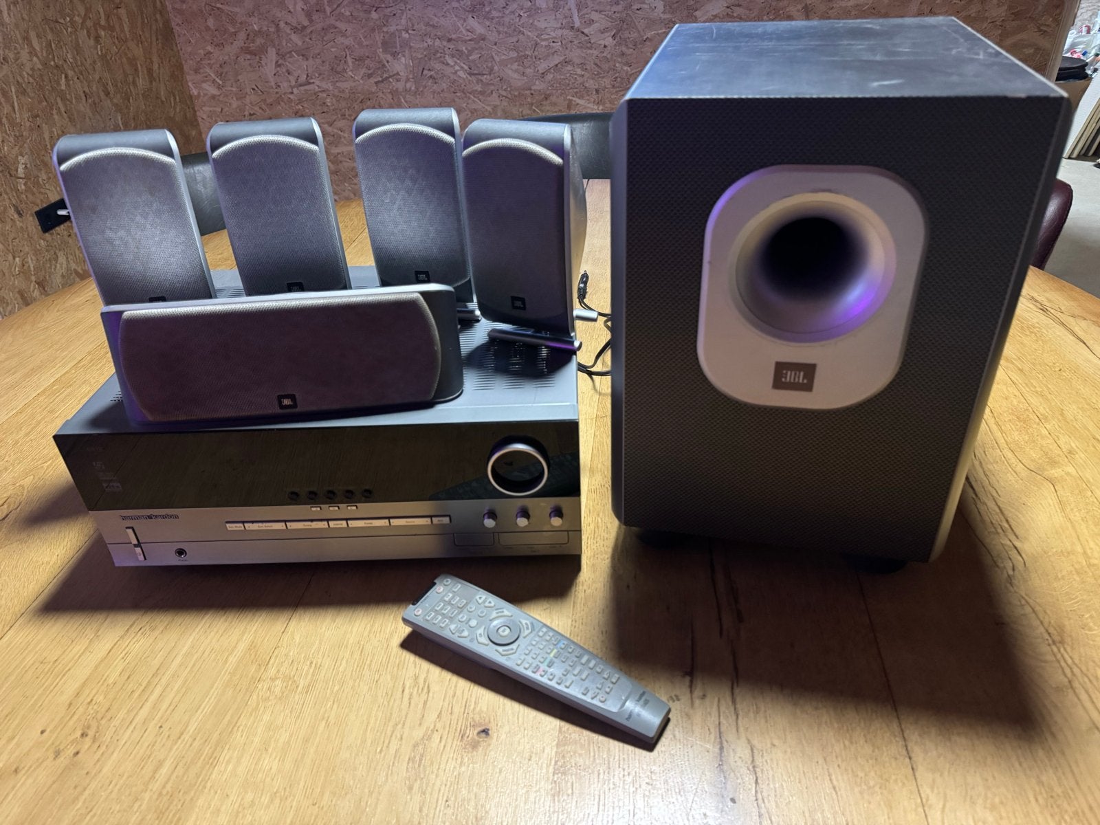 Harman Kardon AVR130/230 met JBL 5.1 Home Cinema Set, Audio, Tv en Foto, Gebruikt, 70 watt of meer, 5.1-systeem, Overige spelers