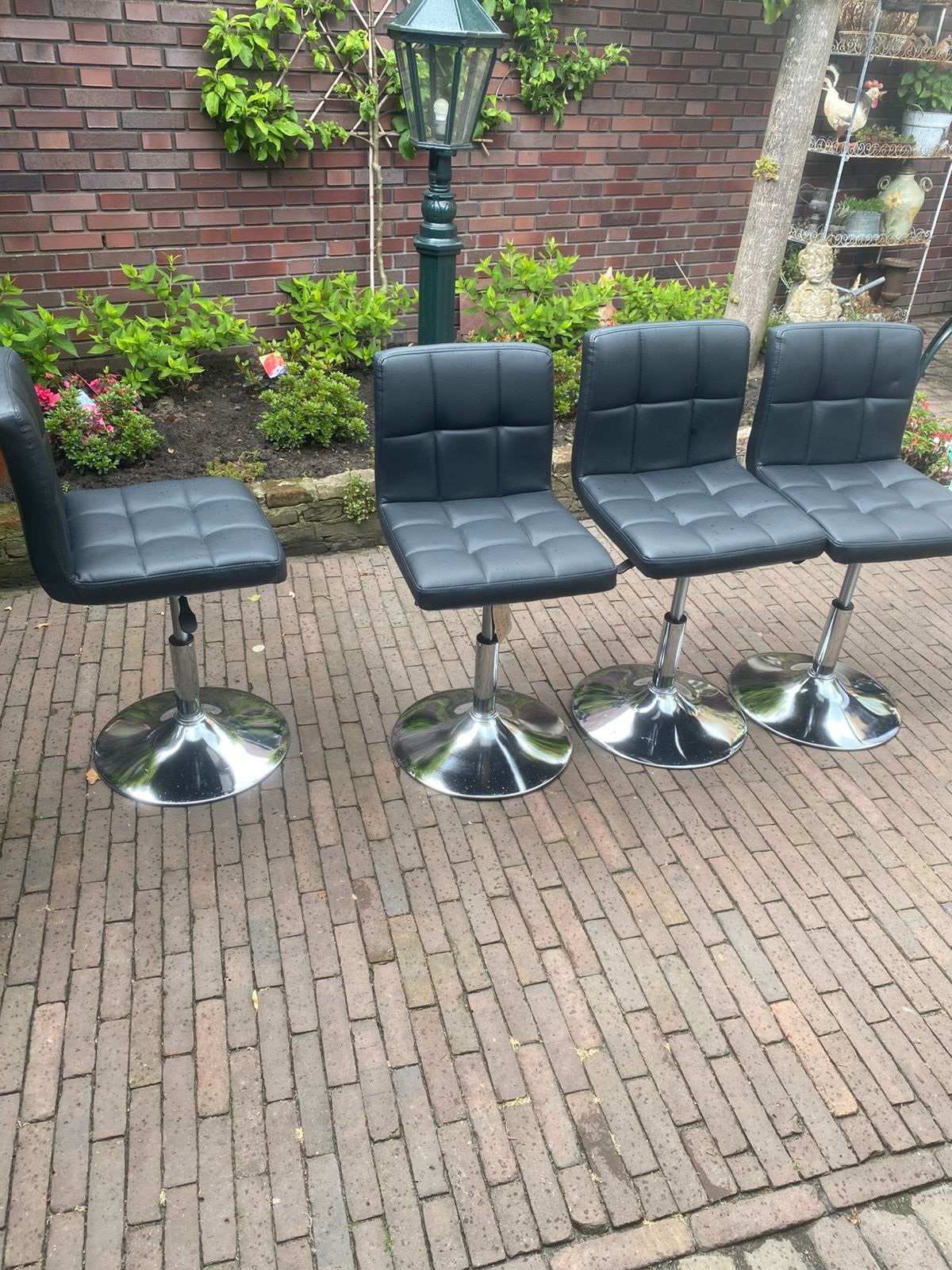 Eetkamerstoelen, Tuin en Terras, Tuinstoelen, Ophalen, Nieuw, Rvs, Verstelbaar