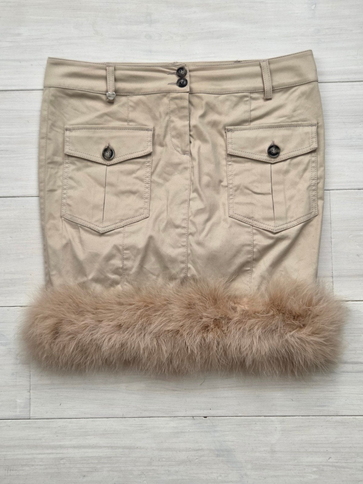 Rok Love Moschino, Maat 38/40 (M), Love Moschino, Beige, Ophalen of Verzenden