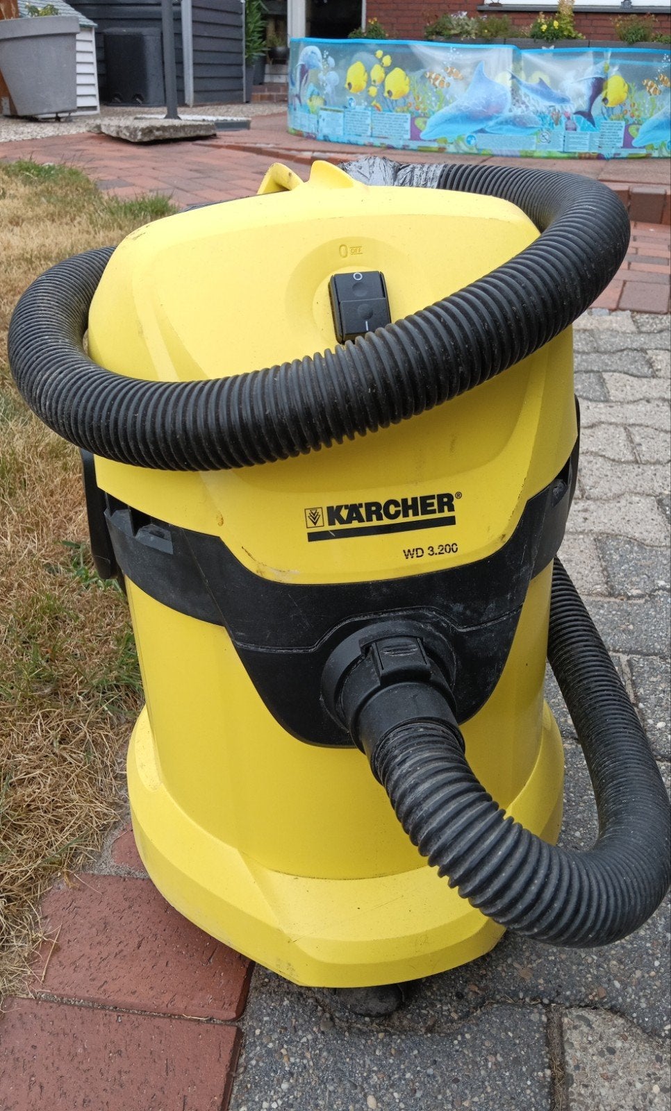Kärcher WD 3.200 Waterstofzuiger - Gebruikt, Doe-het-zelf en Verbouw, Reinigingsmachines, Ophalen, Gebruikt, Waterstofzuiger