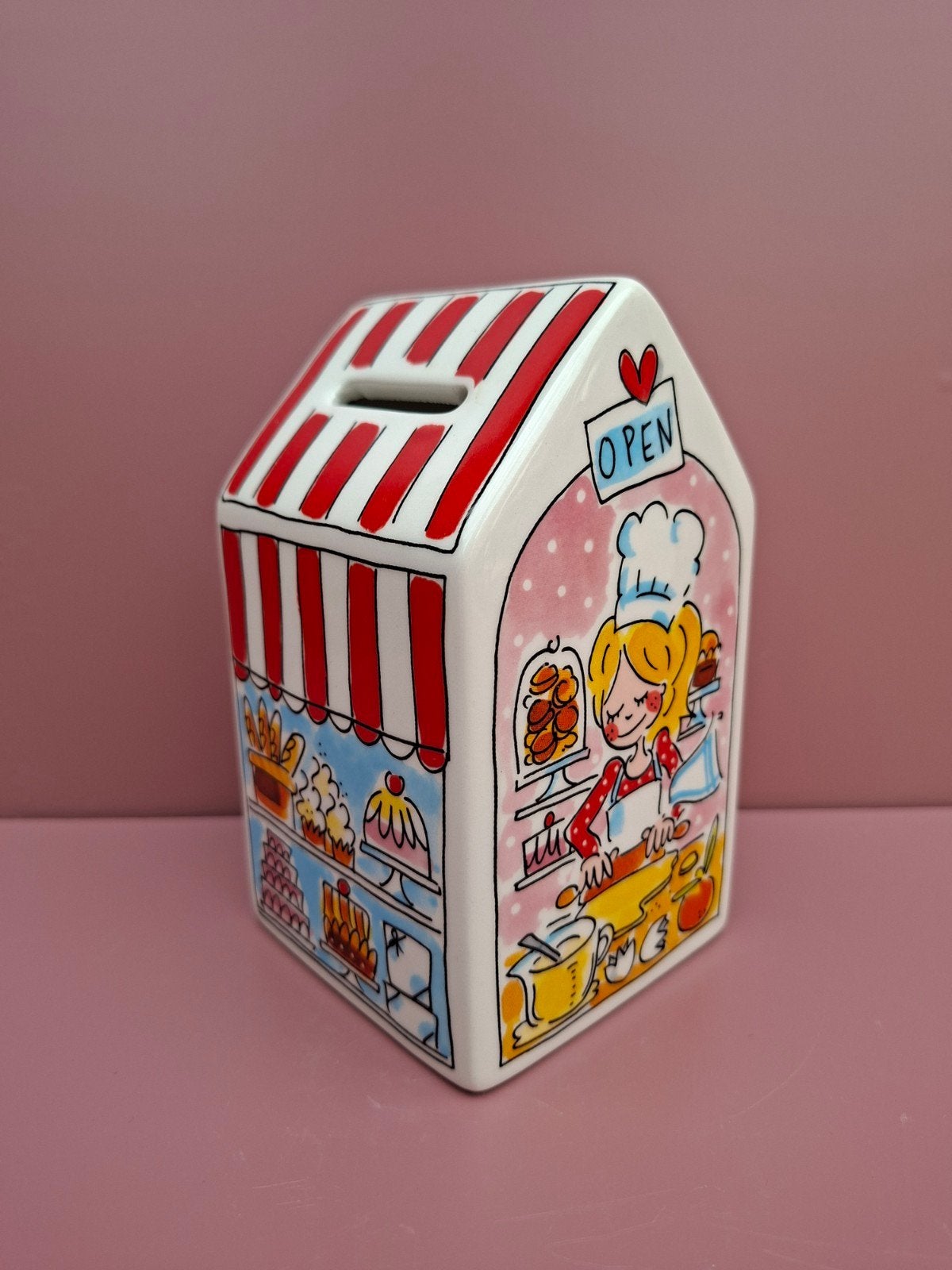 Blond Amsterdam spaarhuisje, Verzamelen, Ophalen of Verzenden, Zo goed als nieuw, Steen, Aardewerk of Keramiek, Overige thema's