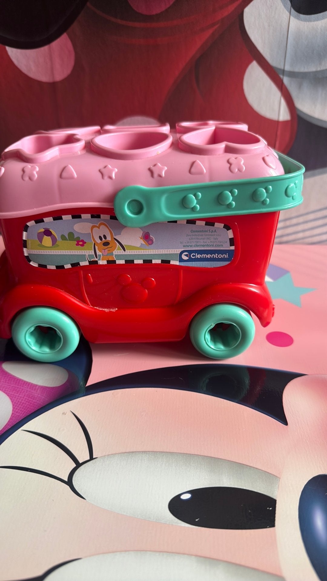 Minnie mouse blokken bus, Ophalen, Zo goed als nieuw, Overige typen