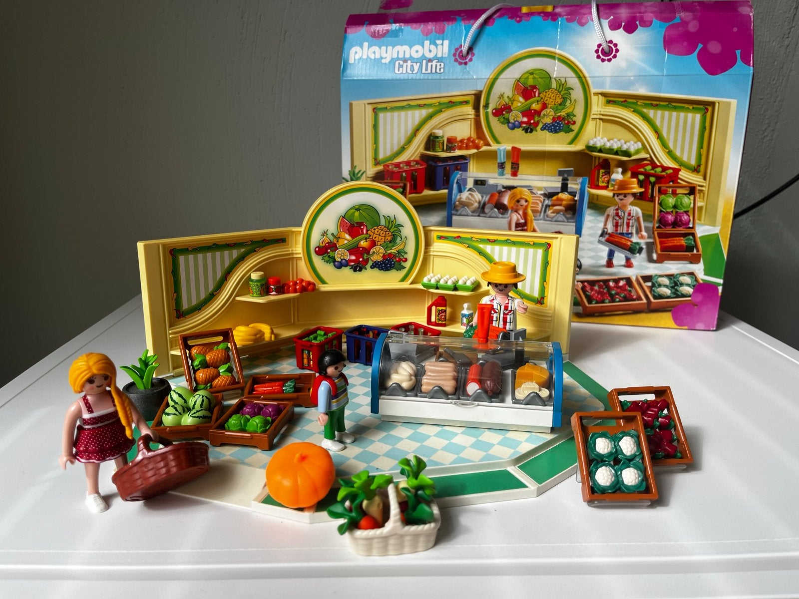 Playmobil City Life Supermarkt met veel accessoires, Ophalen of Verzenden, Zo goed als nieuw, Jongen of Meisje