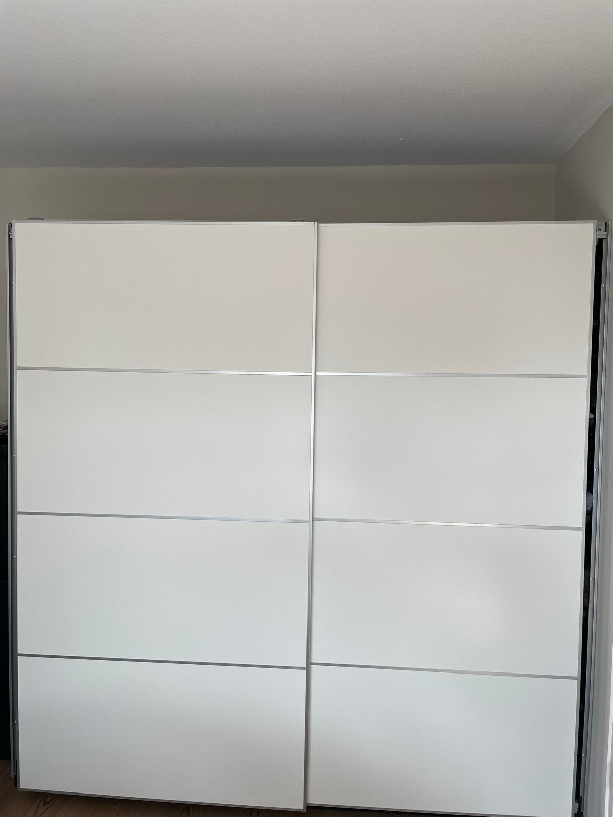 IKEA PAX kledingkast met schuifdeuren, Huis en Inrichting, Kasten | Kledingkasten, Ophalen, Gebruikt, 100 tot 150 cm, 200 cm of meer