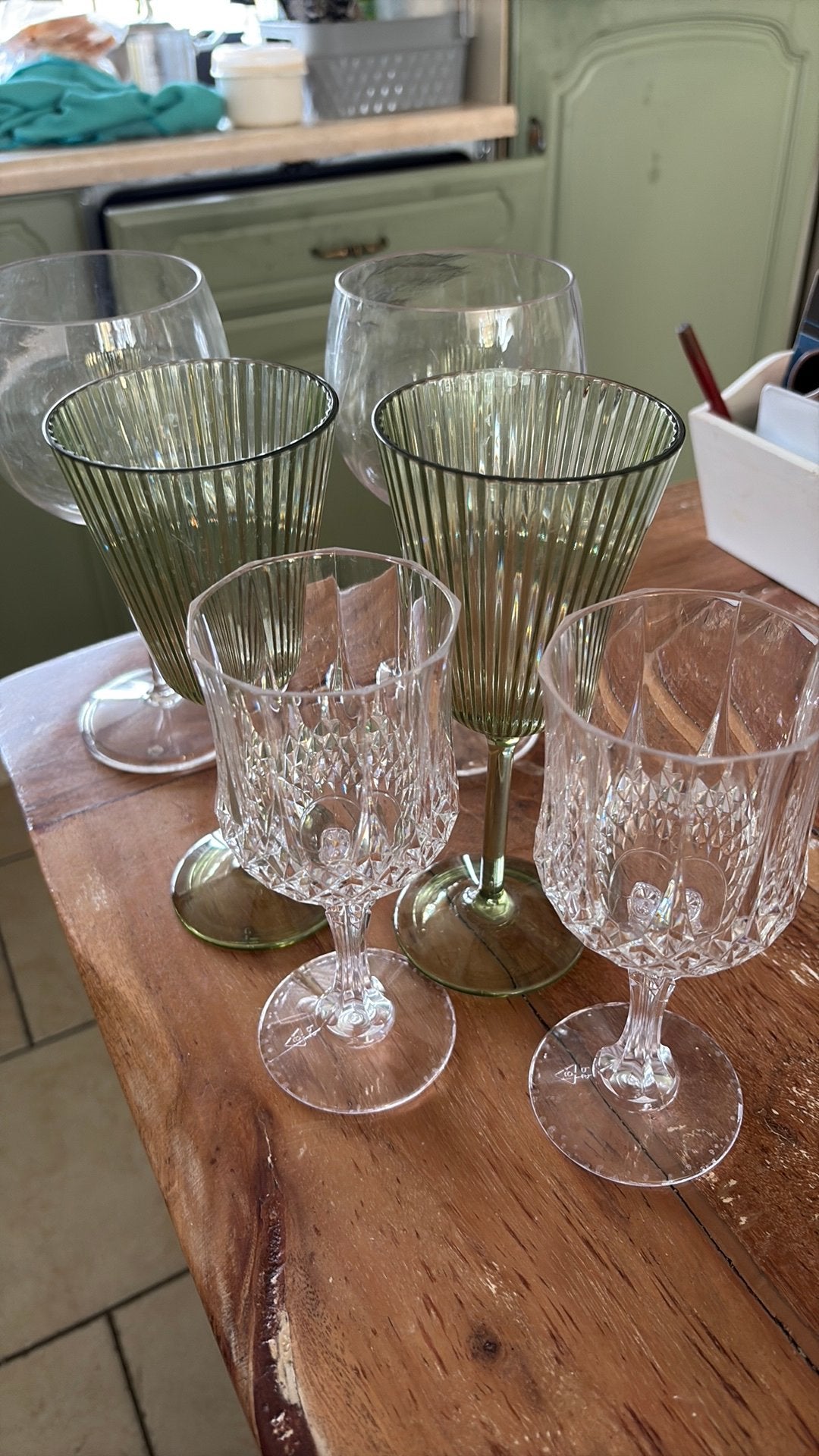 6 plastic glazen, Verzamelen, Glas en Borrelglaasjes, Ophalen of Verzenden, Gebruikt, Overige typen