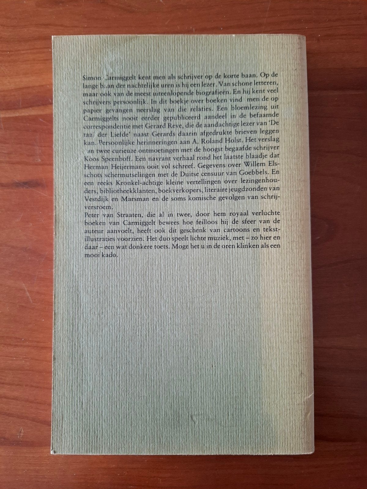 Foto 2 van Mooi Kado - S. Carmiggelt en Peter van Straaten