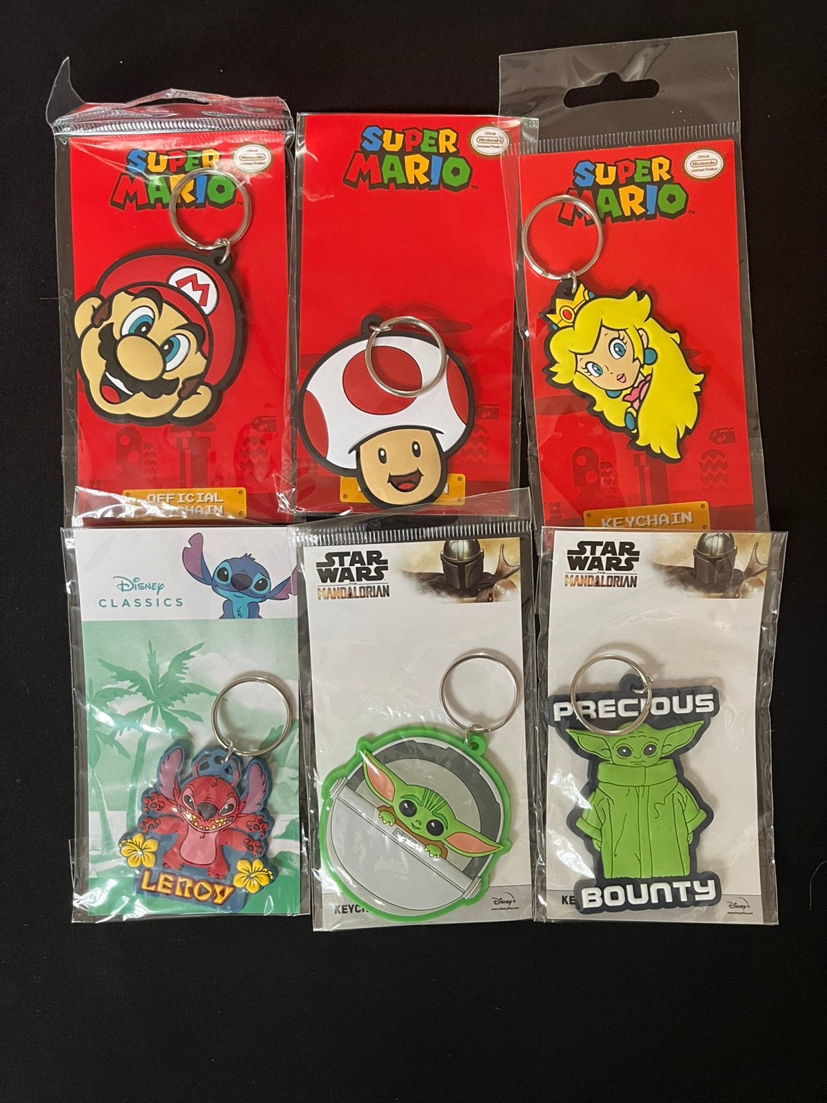 Mario disney star wars sleutelhangers sleutelhanger yoda etc, Ophalen of Verzenden, Nieuw