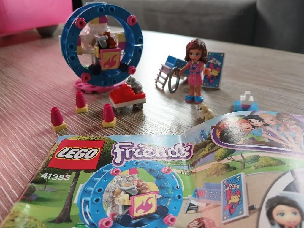 Lego Friends   Olivia’s Hamsterspeelplaats nr. 41383, Ophalen of Verzenden, Zo goed als nieuw, Complete set, Lego