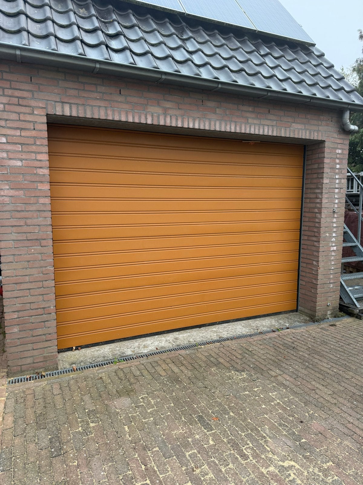 Crawford Garagedeur met Ultra motor - 324 x 231cm  (bxh), Ophalen, Gebruikt, 120 cm of meer, Garagedeur
