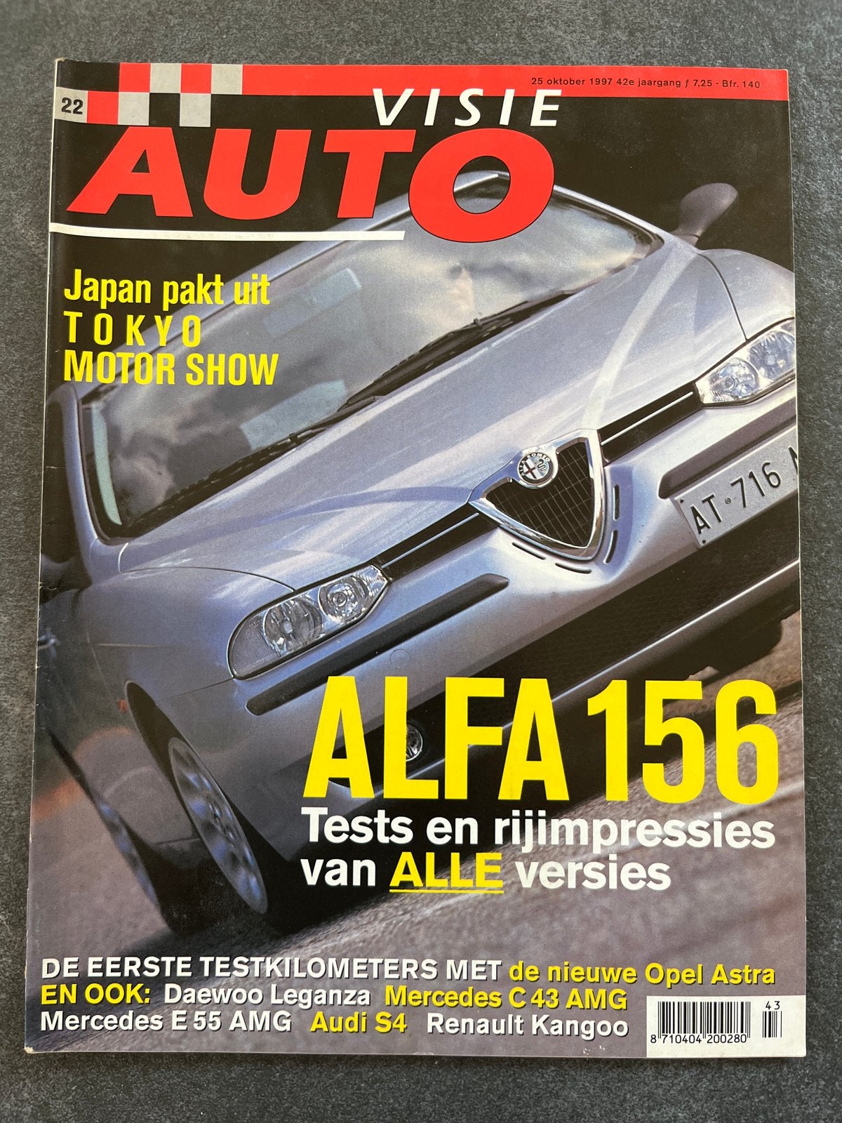 Autovisie: Alfa 156, Mazda MX-5, Mercedes C 43 AMG, E 55 AMG, Boeken, Ophalen of Verzenden, Gelezen, Algemeen