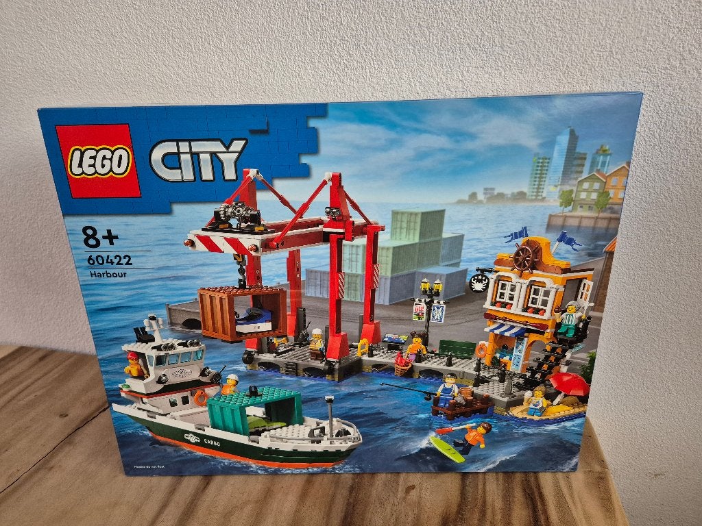 Lego City 60422 Haven met vrachtschip nieuw, Lego, Lego, Nieuw, Ophalen of Verzenden