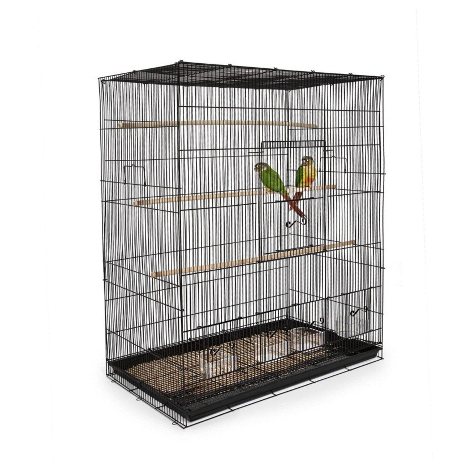 Keddoc Vogelkooi Budgie Home Kooi Zwart 79x46x91 cm, Dieren en Toebehoren, Ophalen of Verzenden, Zo goed als nieuw, Metaal, Vogelkooi