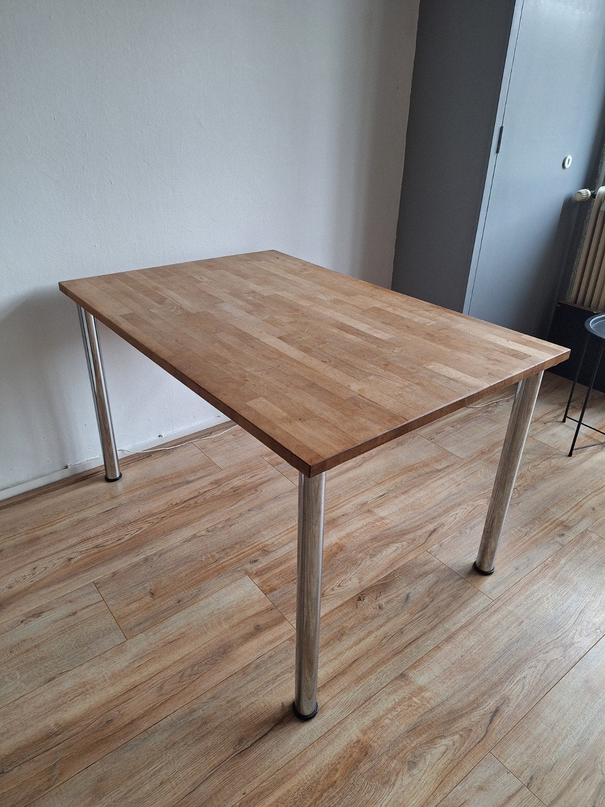 Houten tafel 120x80cm, Huis en Inrichting, Ophalen, Gebruikt, 100 tot 150 cm, 50 tot 100 cm