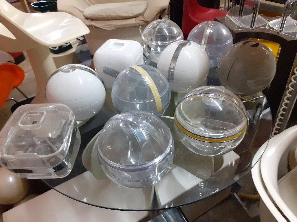 jaren 70 design Guzzini ijsbol diverse space age seventies, Ophalen of Verzenden, Overige typen