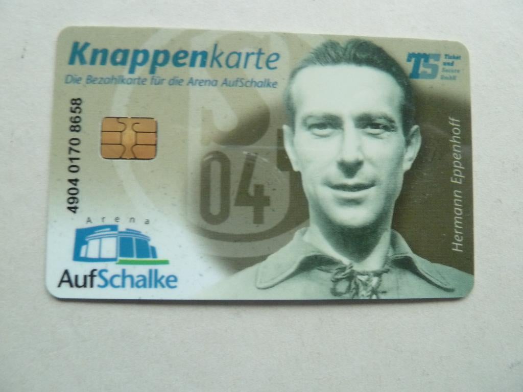 Knappenkarte. Schalke 04.   Hermann.Eppenhoff, Verzamelen, Sportartikelen en Voetbal, Ophalen of Verzenden, Zo goed als nieuw