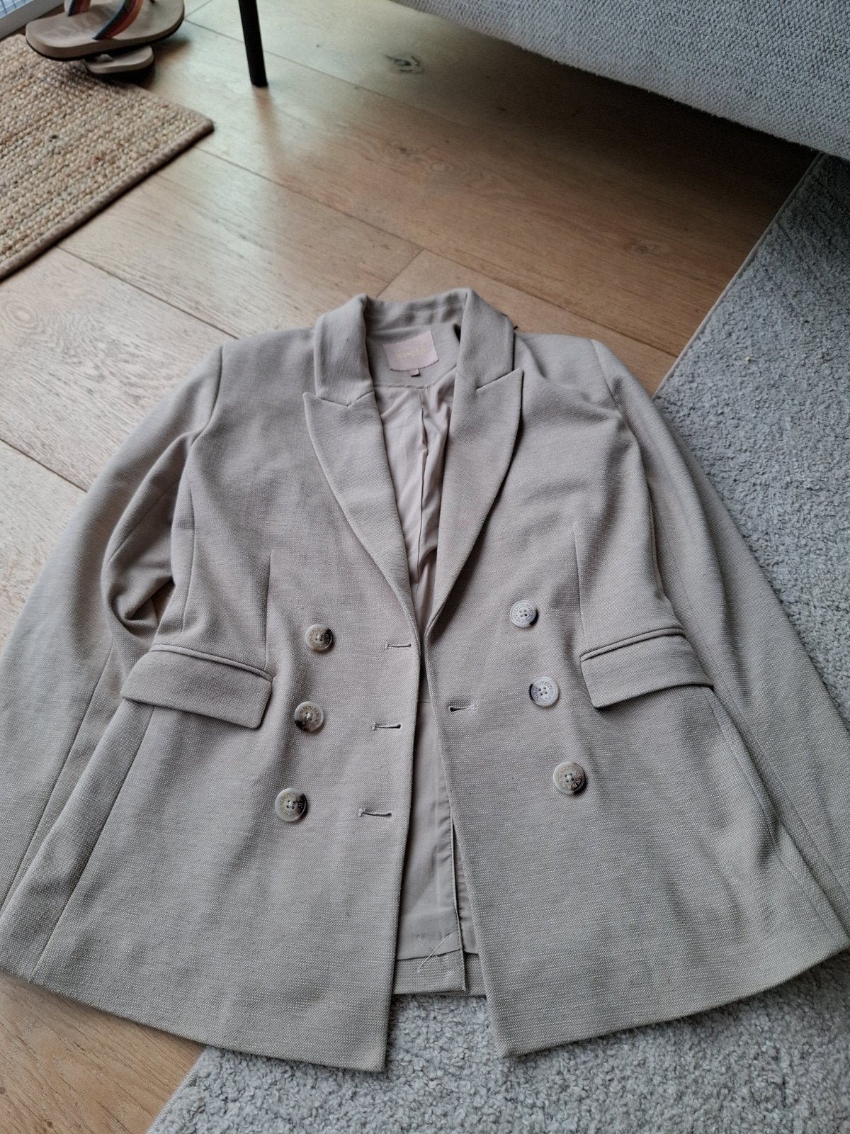 JOSH V Oversized Blazer Maat S  heel goed beige, JOSH V, Beige, Ophalen of Verzenden, Jasje