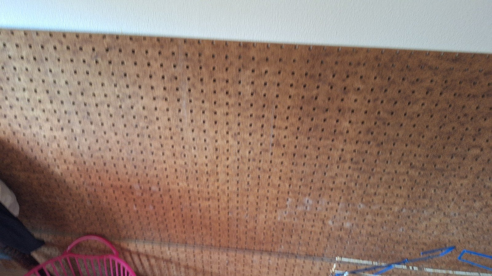 Gatenbord / Pegboard voor opslag, Ophalen, Gebruikt