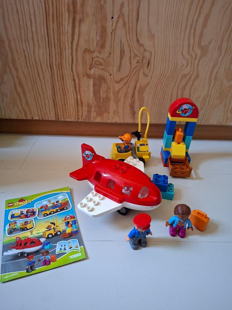 Duplo - 10590 - Vliegveld, Ophalen, Gebruikt, Compleet, Duplo
