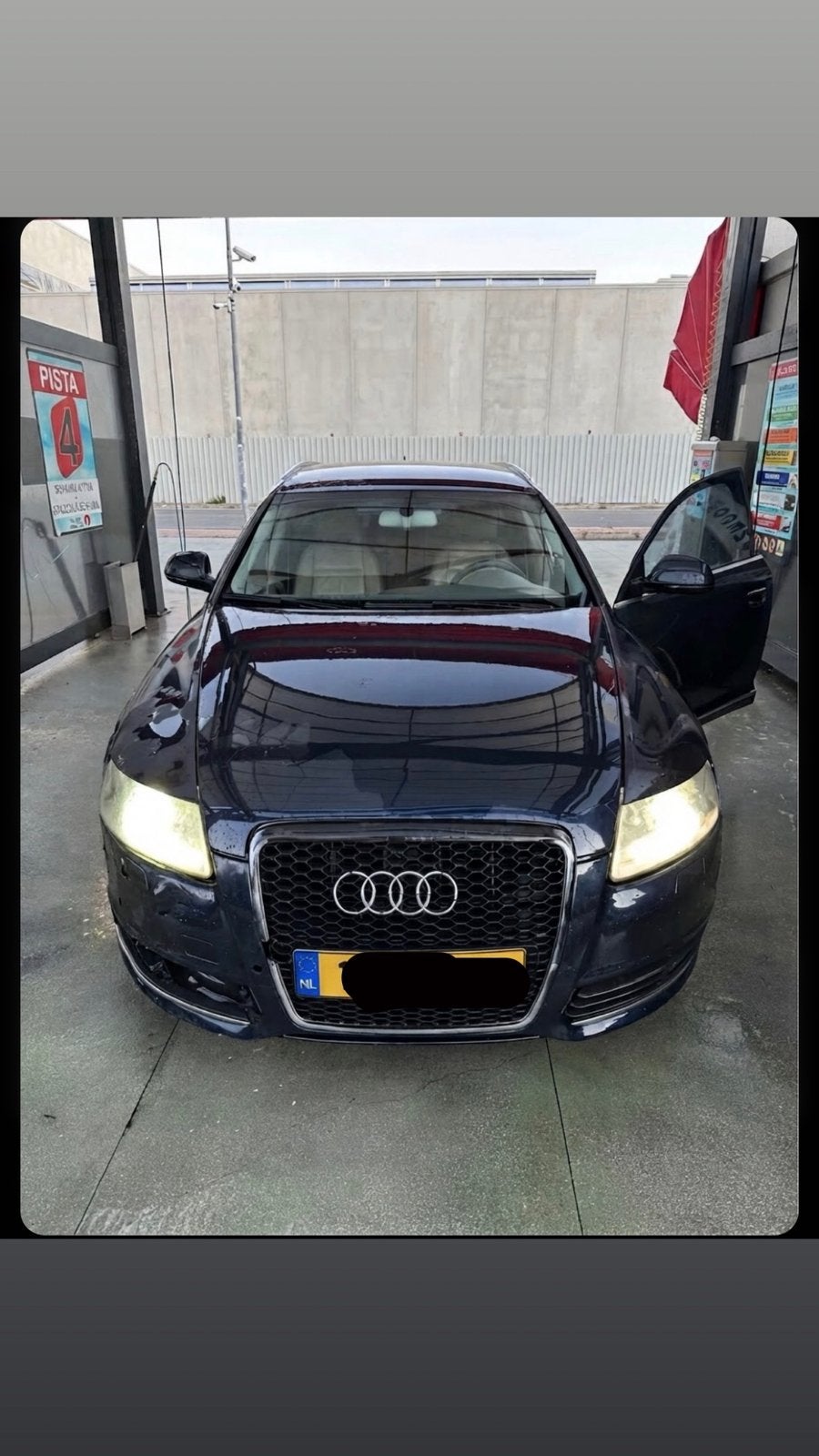 Audi A6 3.0 V6 TDI Quattro 2009 240pk, Auto's, Audi, Euro 5, Beige, Blauw, Leder