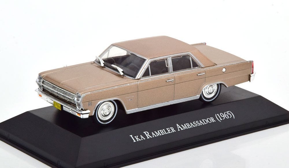 Atlas 1:43 Renault IKA Rambler ambassador 1965 lichtbruin, Hobby en Vrije tijd, Overige merken, -, Nieuw, Ophalen of Verzenden