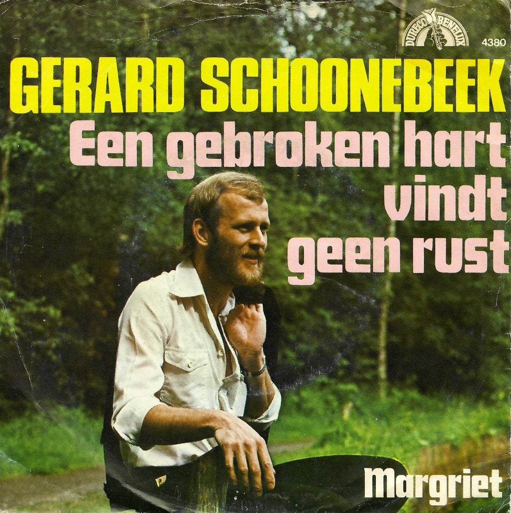 Gerard Schoonebeek - Een gebroken hart vindt geen rust, Gebruikt, Levenslied of Smartlap, 12 inch, Fotohoes
