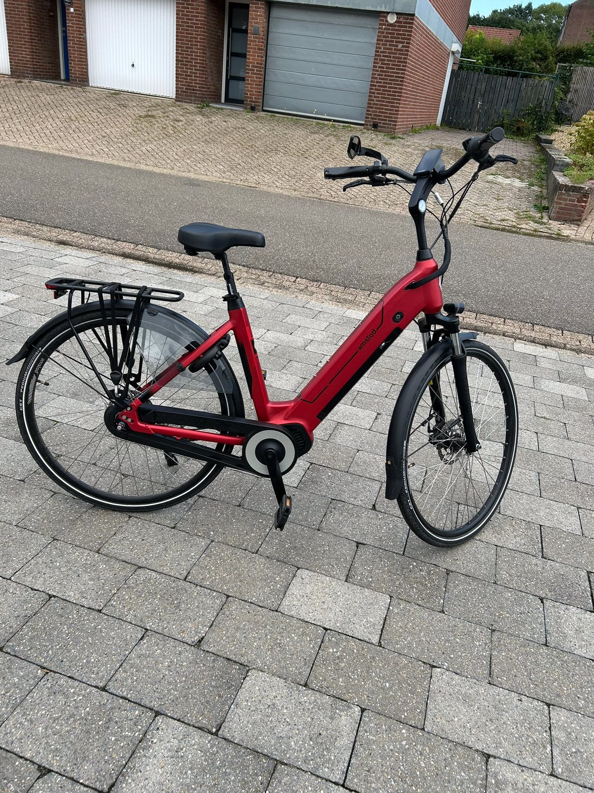 Amslod Milton E-MV/rood/80NM/540WH/36V, 51 tot 55 cm, Ophalen, Zo goed als nieuw, Overige merken