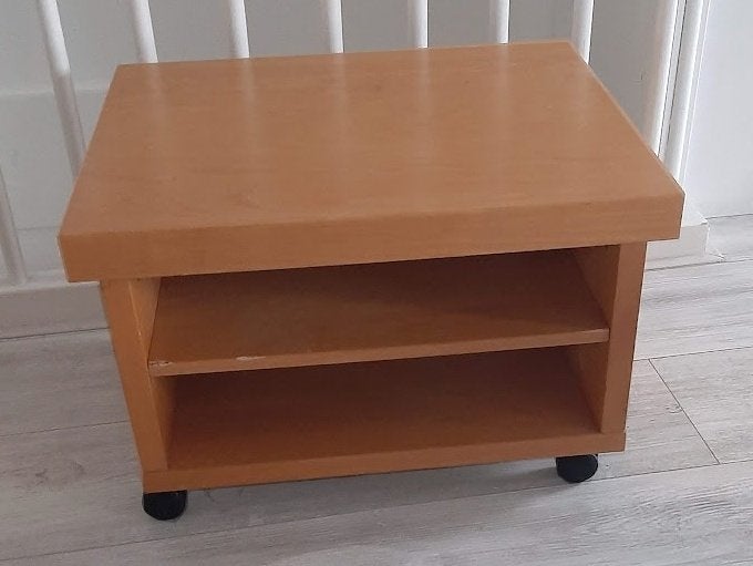 IKEA Oppli tv-meubel – hout – 60x50x40 cm, Ophalen, Gebruikt, 50 tot 100 cm, Minder dan 100 cm
