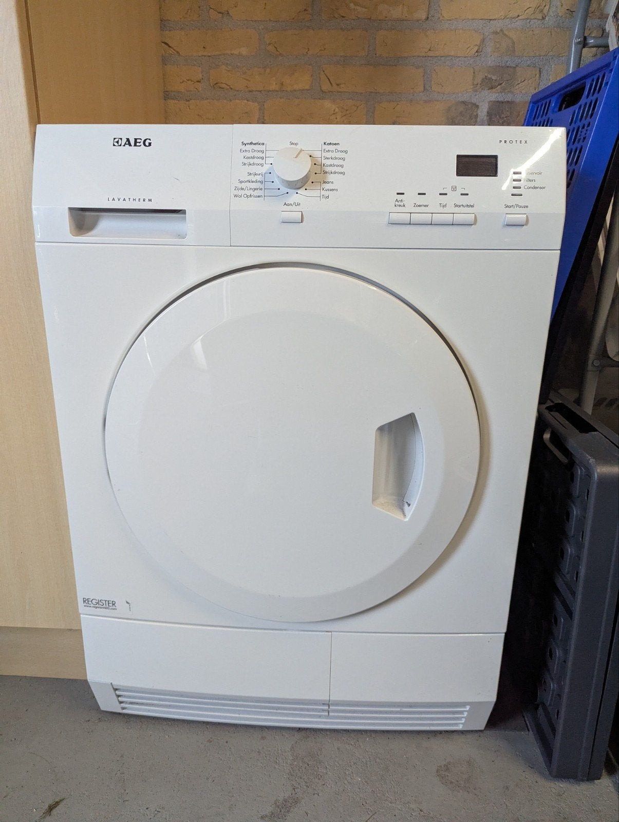 AEG Lavatherm T65470AH1 Warmtepompdroger - Energiezuinig, 6 tot 8 kg, Ophalen of Verzenden, 85 tot 90 cm