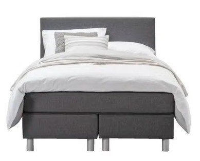 boxspring 120x200, Ophalen, Tweepersoons, Zo goed als nieuw, 120 cm